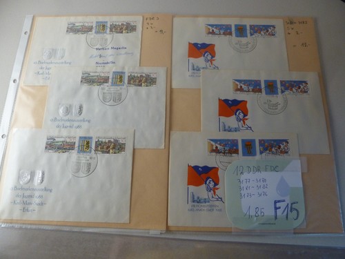 Ddr ersttagsbriefe fdc - x,