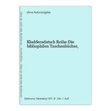 Kladderadatsch series: the