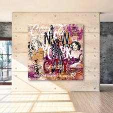 Leinwand Bild New York Pop Art