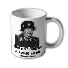 Tasse Feldwebel Schultz ein Käfig voller Helden TV Kult Humor Zitat #30577