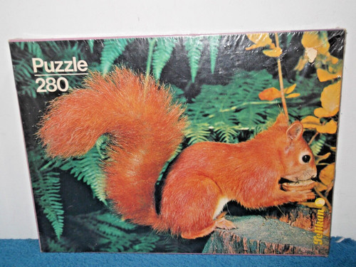 Vintage pelikan puzzle rotes - vintage,