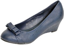 50s KEILABSATZ Schleifen BOW Wedges Rockabilly VINTAGE