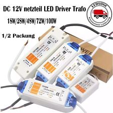 12V Trafo LED Netzteil DC 18/28/48/72/100 W Netzadapter Transformator