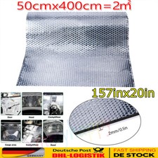 50cmx400cm,2 m² Alubutyl Dämmmatte Selbstklebend Matte Auto Dämmung Dick-2mm DE
