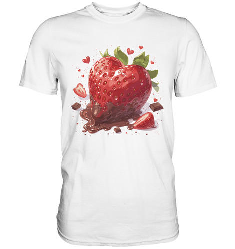 Erdbeer schokolade shirt - schokolade, t-shirt