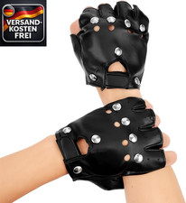 Punk Handschuhe Fingerlos