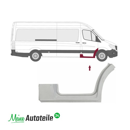 Reparaturblech schweller unter - schweller,