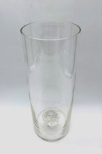 Schöne Glas Bodenvase mit eingearbeiterter Kugel 35 cm groß