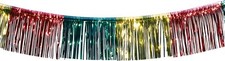 10m Bunte Girlande / Fransen