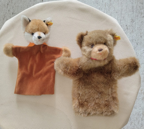 Steiff handpuppe teddy 6992 - steiff,