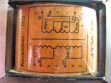 Ausgangsübertrager für EL 84, aus Loewe Opta Magnet 4725W. Geprüft.