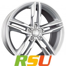 MAM A1 silver painted 8x19" ET42 LK5 112 ML 66.5 Alufelgen 19 Zoll