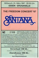 SANTANA Essen Grugahalle 1987
