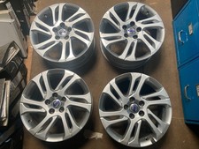 4x Alufelgen 17 Zoll 7.5" 5x108 55ET Glanz Silber 31429693 Volvo Xc90 Xc60