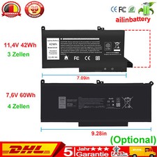 F3YGT /DJ1J0 Akku für Dell