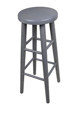 Stück Holz Buche hell heller Holzhocker Barstuhl Stuhl Barhocker 80 cm Neu