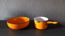 60s 70s  Sauciere / Schale  Thomas Keramik "Scandic" orange Vintage guter Zust