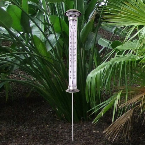 Solar led außenthermometer - solar,
