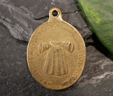 Goldfarbene Medaille Anhänger Zur Erinnerung An Den Heiligen Rock In Trier 1891