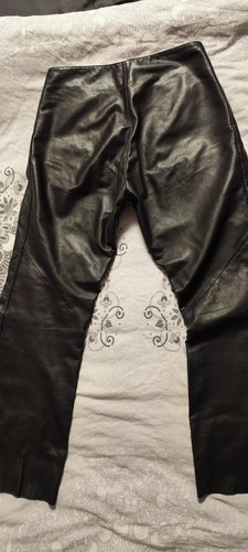 Echt leder hose schwarz - echt, gr.38