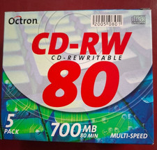 5er-Pack Octron CD-RW Rohlinge