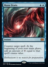 MTG MANA DRAIN FOIL EXC -