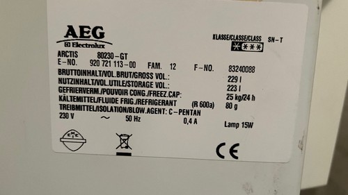 Gefriertruhe aeg electrolux - gefriertruhe,
