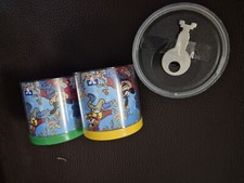 Spardosen Volksbank 3 Stück und Spardosen Schlüssel Neu