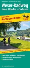 Radwanderkarte Weser-Radweg