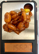 antik Bernsteinkette Collier