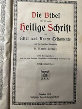 Die Bibel oder die ganze Heilige Schrift, Ausgabe 1914
