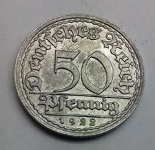 Deutschland 50 Pfennig, 1922