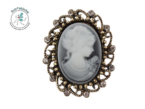 Brosche jugendstil gemme - jugendstil,
