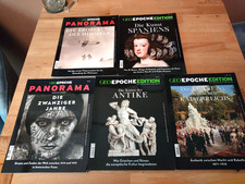 Geo Epoche Panorama + Edition Sammlung, 5 Hefte, zB. Antike,Die Kunst Spaniens 