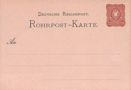408521 rohrpost ganzsache - rohrpost,