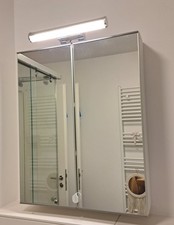 Ikea ENHET Spiegelschrank 2 Türen, weiß