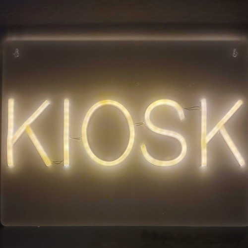 Neon led kiosk schild - neon,