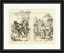 Bewohner der Mojowdina Serben Kroaten Trachten Bekleidung Hüte  Faksimile_E 7751