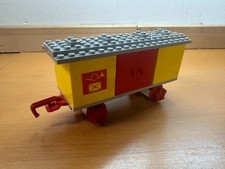 Lego Eisenbahn 4,5V Postwaggon aus Set 116 super Zustand