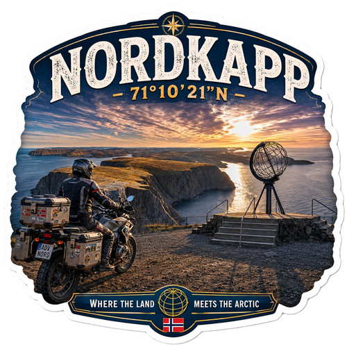 Nordkapp aufkleber für - nordkapp,