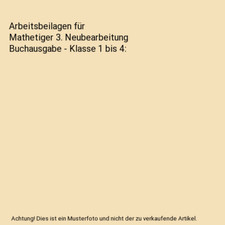 Arbeitsbeilagen für