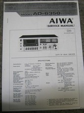 Service Manual Schaltplan für AIWA Tape Deck AD-6350