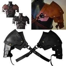 Mittelalterliche Schulter Rüstung PU Leder Brustgurt Geschirr Cosplay Kostüm