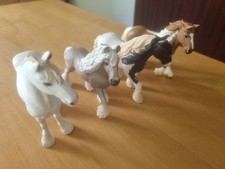 4 Schleich Pferde, Tinker
