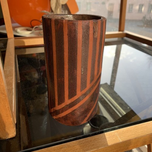 Vase keramik signiert 92 - signiert, bk