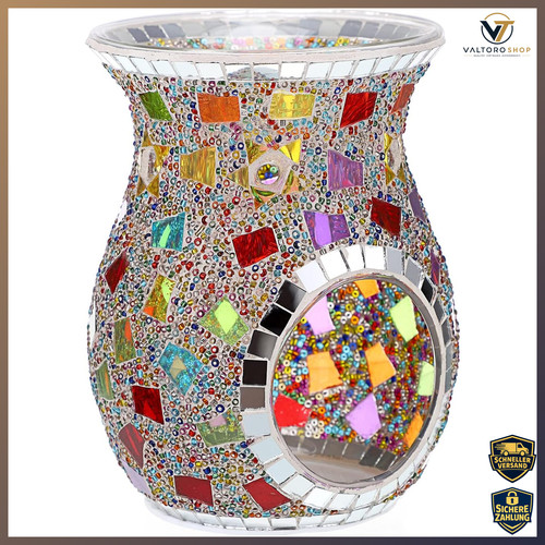 Duftlampe glas mosaik muster - duftlampe, mosaik-muster