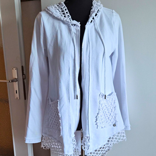 Tredy damen jacke weiß kurz - tredy,