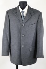 Tziacco graues Sakko Gr.52/L Wolle Polyester Top Zustand