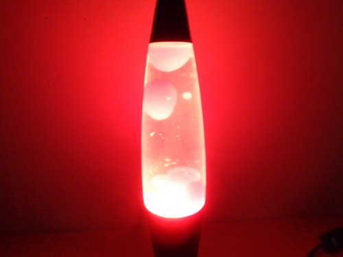 Lavalampe rot - lavalampe,