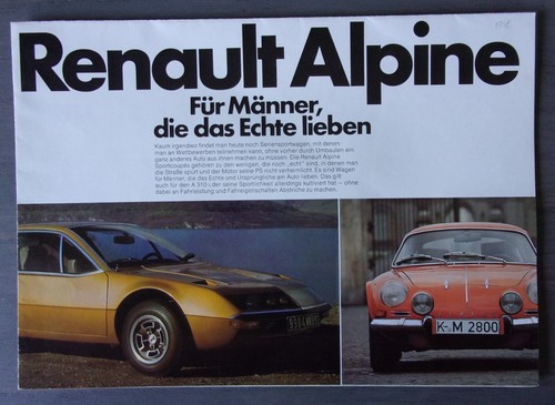 Alpine renault a110 1300 - renault, &